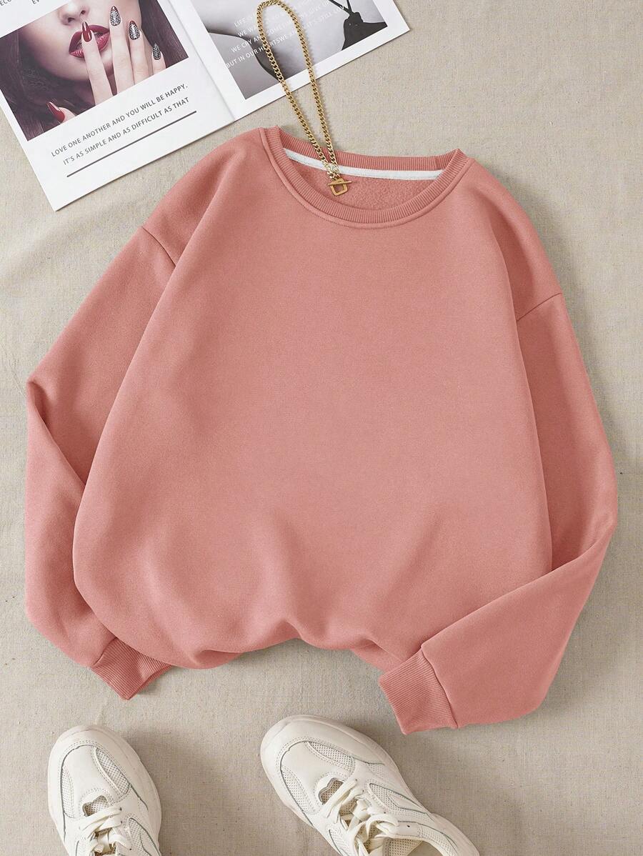 Coral Bloom Sweatshirt For Women