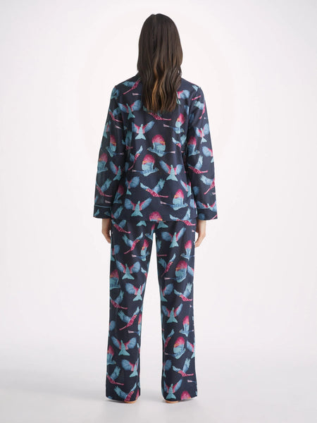 Feathered Dreams Cotton Pj Set For Women