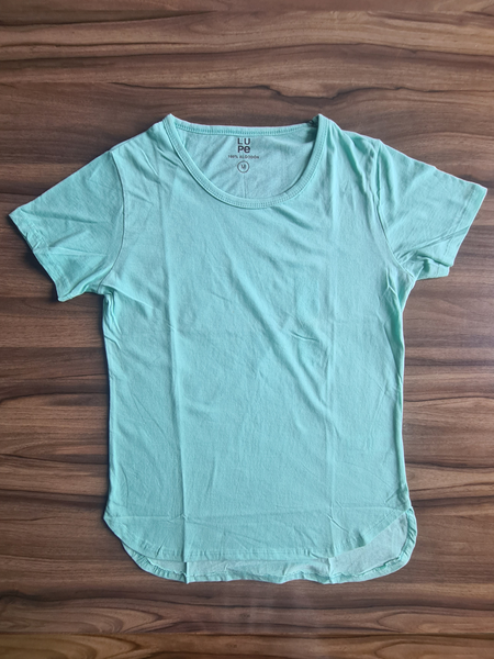 Rounded Bottom Cotton T-Shirts For Women