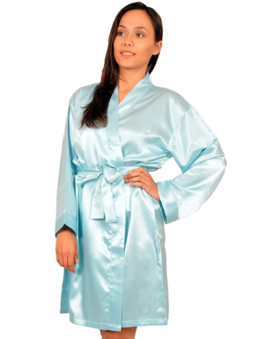 Sky Serenity Silk Nightgown For Women