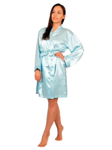 Sky Serenity Silk Nightgown For Women