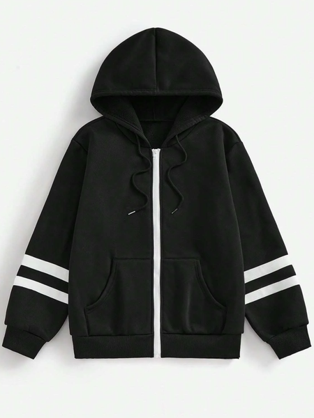 Black Bolt Hoodie For Women