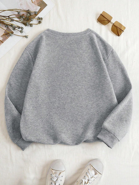 Grey Whisper Sweatshirt For Women