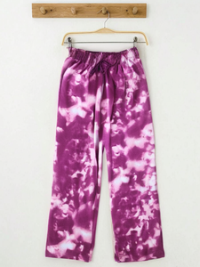 Lavender Marble Cotton Trouser For Women BnB Accessories