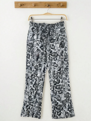 Marble Flora Cotton Trouser For Women