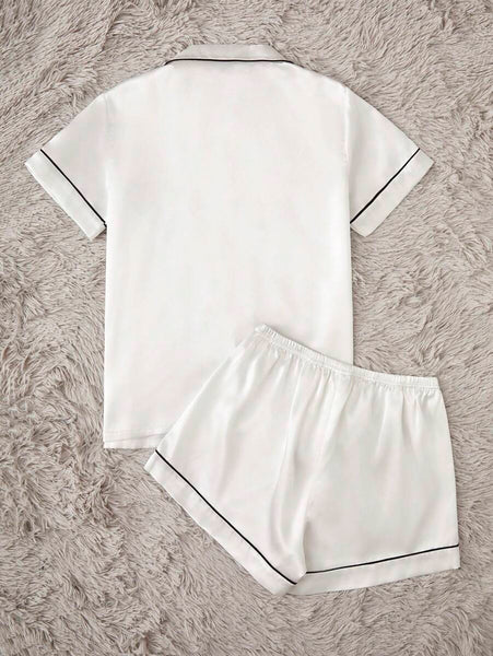 Midnight Edge Top and Short Set For Women