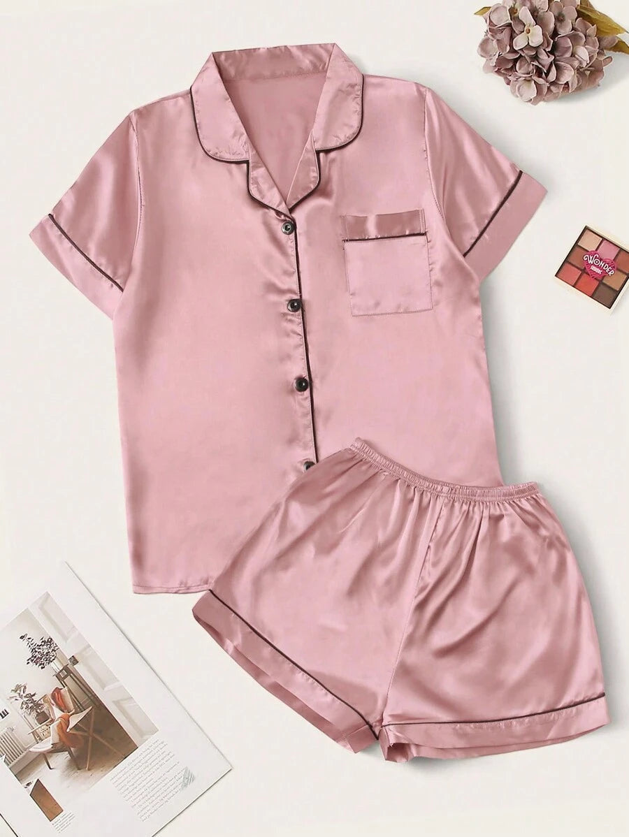 Rosewood Top and Short Set For Women