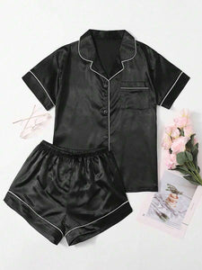 Timeless Noir Top and Short Set For Women