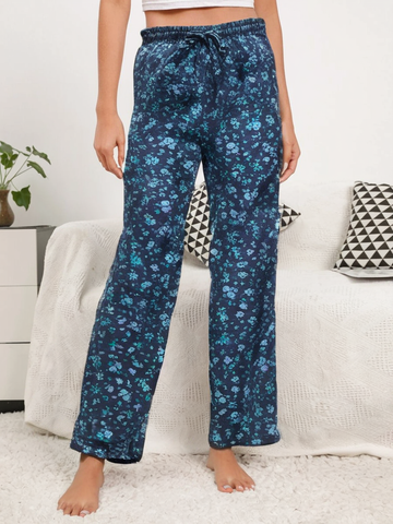 Floral Haze Cotton Trouser For Women