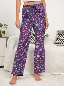 Violet Garden Cotton Trouser For Women