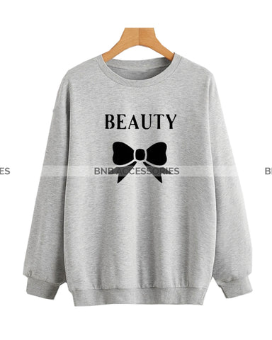 Grey Beauty Sweatshirt For Women
