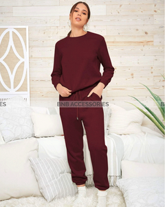 Maroon Co-ord Set For Women
