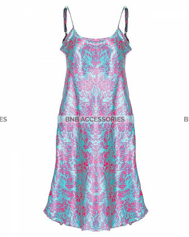 Multi Color Silk Long Gown For Women