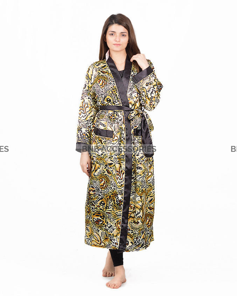 Multi Printed Long Gown For Women