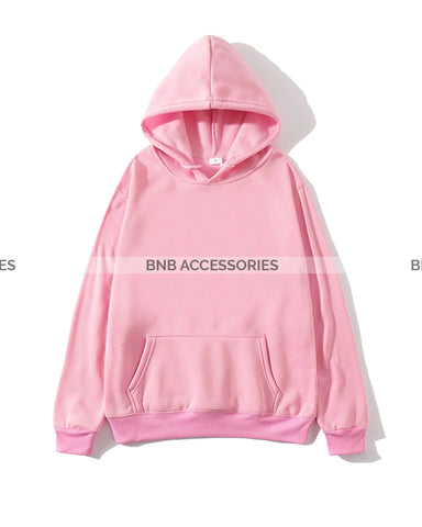 Pink Kangaroo Hoodie For Women