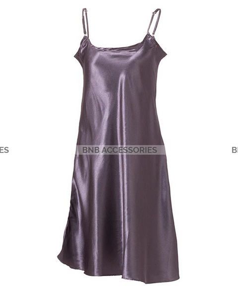Purple Silk Long Gown For Women
