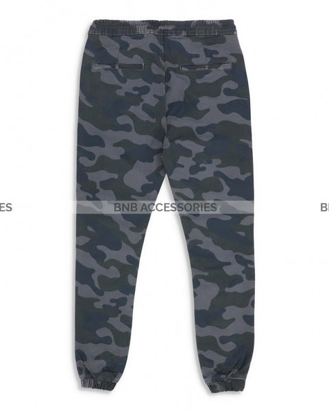 Green Camouflage Jogger Pants For Women